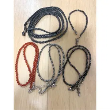 목걸이 팔찌 스피넬 5세트