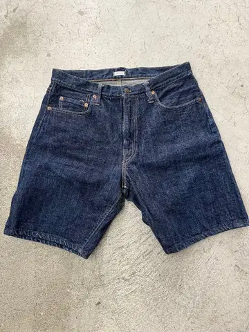 새상품급 웨어하우스 덕디거 데님 숏팬츠 셀비지 다크 네이비 33