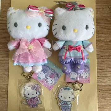 키티&다니엘 칠석 마스코트 키링