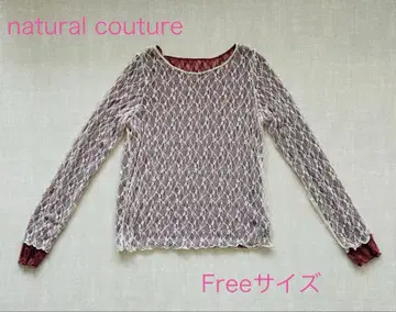 natural couture 리버서블 레이스 상의 Free 사이즈