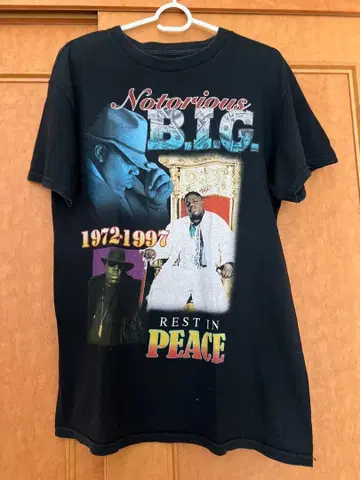 Notorious B.I.G. 그래픽 티셔츠 M