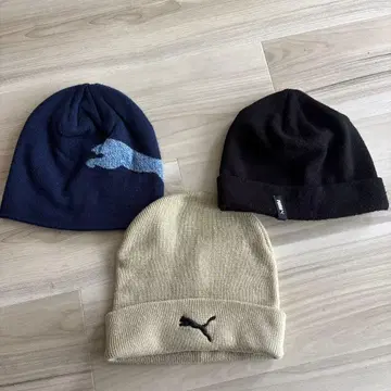 PUMA 니트 모자 3종 세트