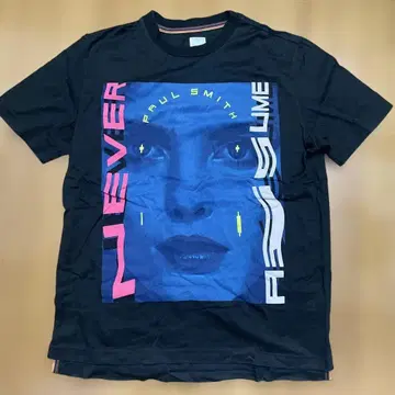 새상품급 폴스미스 남성용 T셔츠 (M 사이즈) 빅 페이스 프린트