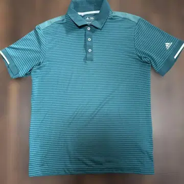 adidas 골프 climachill 스트라이프 피케 셔츠 L 사이즈