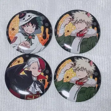 나의 히어로 아카데미아 히로아카 캔뱃지 할로윈 미도리야 바쿠고 토도로키