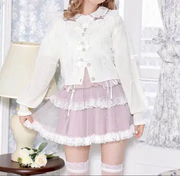 새상품급 NOEMIE 메니 리본 케이블 서머 가디건