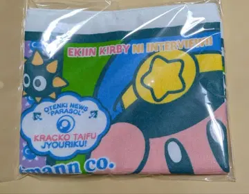 별의 커비 푸푸푸 기차 낚시 광고풍 페이스타월