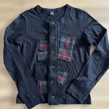 Y's 패치워크 긴팔 가디건