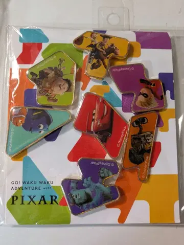 새상품 디즈니 픽사 JR 규슈 핀 배지 7종 세트