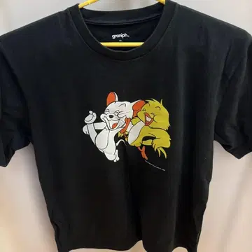 그라니프 톰과 제리 XL 사이즈 블랙 티셔츠