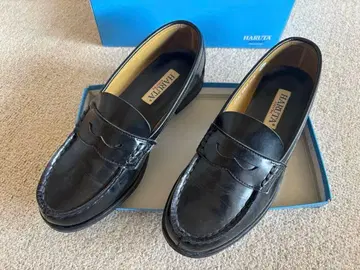 HARUTA 블랙 로퍼 여성용 24.5cm