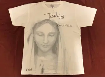ToshI 50th 친필 사인 T셔츠 Love is Maria