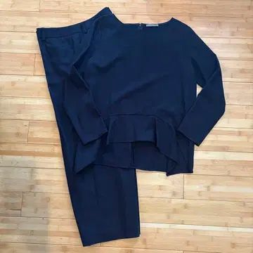 theory luxe 다크 네이비 셋업