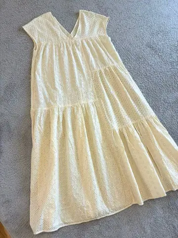 니코앤드 컷워크 원피스 롱 원피스 패치워크 원피스