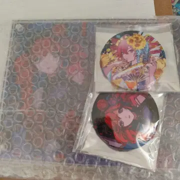 보컬로이드 캔뱃지 카사네테토 요시와라 라멘토 라이브 한정판