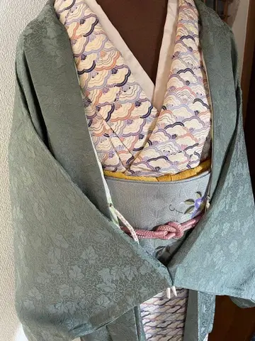 겉옷 무지 겉옷 끈 포함 청록색