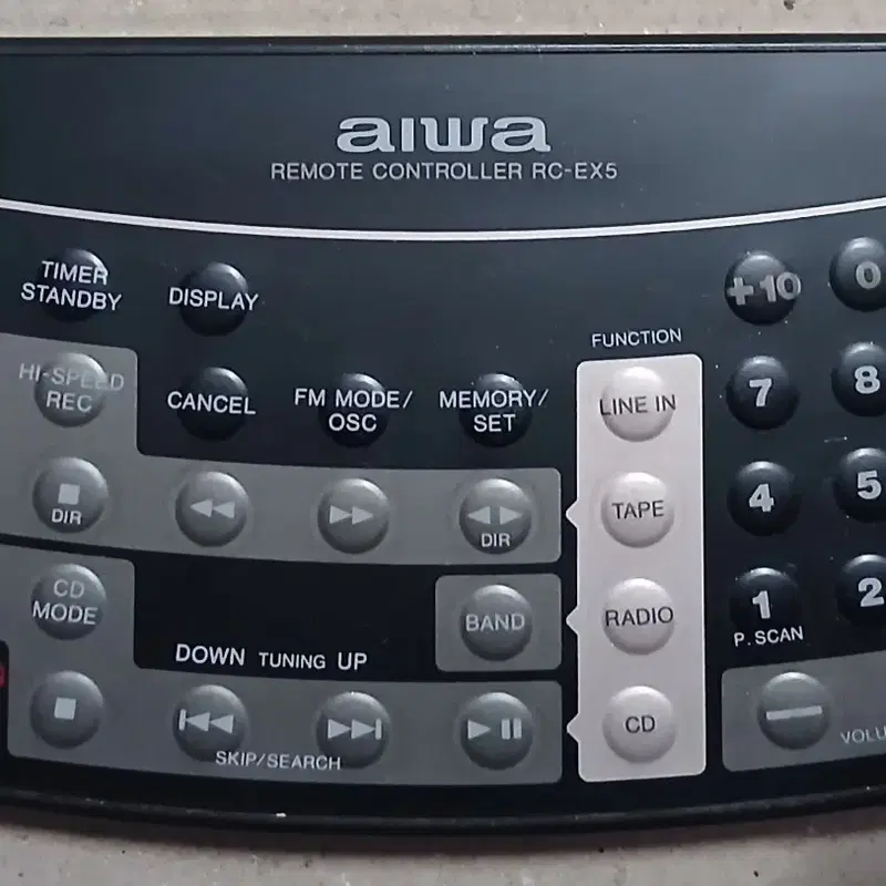 아이와 오디오 AIWA RC-EX5 리모컨