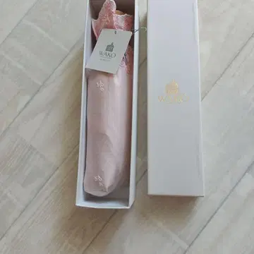 아름다운 양산 최종 가격 인하했습니다, 새상품급 WAKO 접이식 양산 핑크 자수