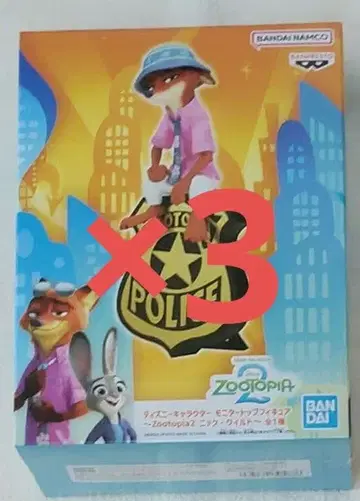 디즈니 캐릭터 모니터 탑 피규어 주토피아2 닉 와일드