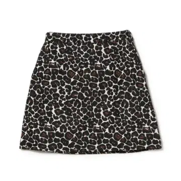 Ray BEAMS 레오파드 무늬 미니 스커트