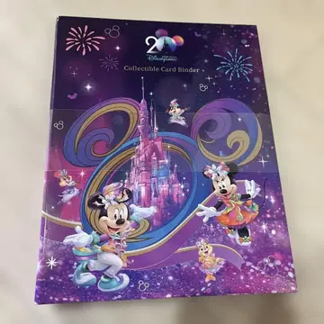 홍콩 디즈니 20주년 콜렉터블 카드 바인더 파일 새상품