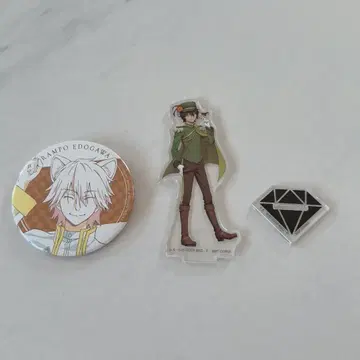 문호 스트레이독스 에도카와 란포 아크릴 스탠드 캔뱃지