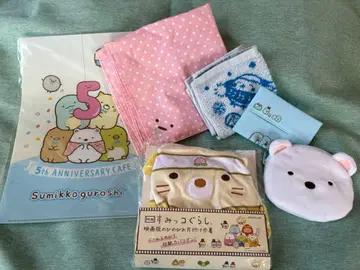 스미코구라시 클리어 파일 손수건 복조리 파우치 포켓 티슈 케이스