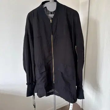 DouDou 시어 절개 블루종