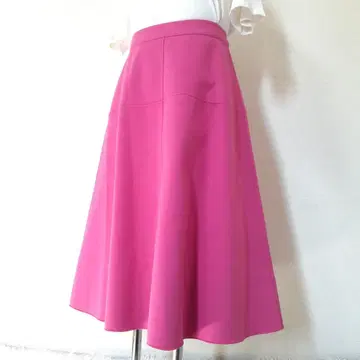 미사용 새상품 택 더 바지니아 본디 리버서블 스커트 핑크 베이지