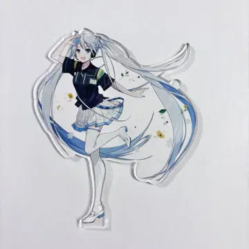 하츠네 미쿠 NewDays 콜라보 아크릴 스탠드 받침대 없음