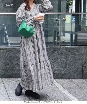 고베 레터스 [이-쨩 콜라보] 앞뒤 2WAY 티어드 원피스