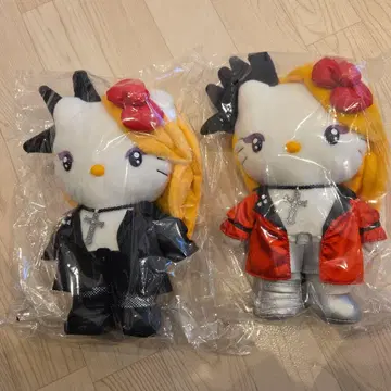 yoshikitty 요시키티 봉제 인형 2체 세트 xjapan