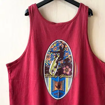 90s USA제 구제 의류 빈티지 BODY GLOVE 올드 서프 탱크탑