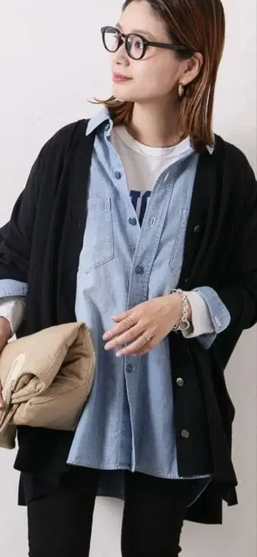 JOURNAL STANDARD 하이 트위스트 코튼 판초 가디건