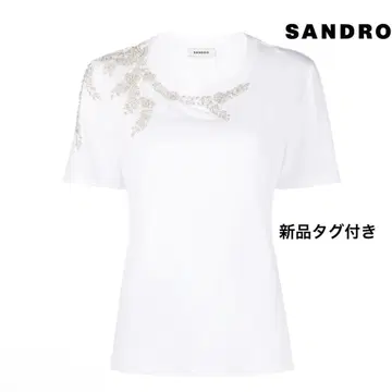 SANDRO 비쥬 T셔츠