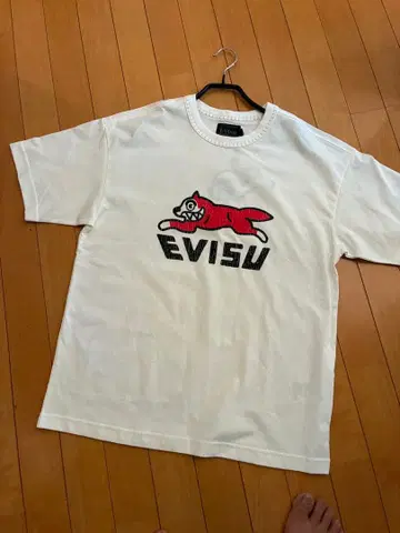 Evisu 반팔 T셔츠 S 사이즈 화이트