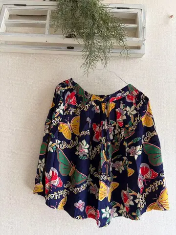 BEAMS x 동양 엔터프라이즈 무릎 기장 플레어 스커트