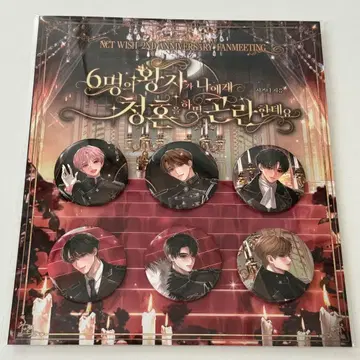 NCTWISH 2주년 팬미팅 글로파 캔뱃지 nct wish