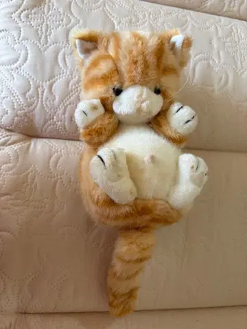 [초레어] 장난 천사 퍼스트사 봉제 인형 고양이 네코 쇼와 레트로