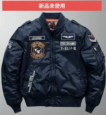MA-1 플라이트 자켓 네이비 봄버 자켓 [ 미개봉 새상품 ]
