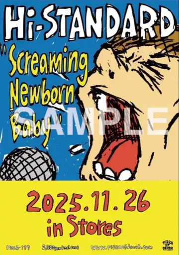 Hi-STANDARD ScreamingNewbornBaby 특전 포스터