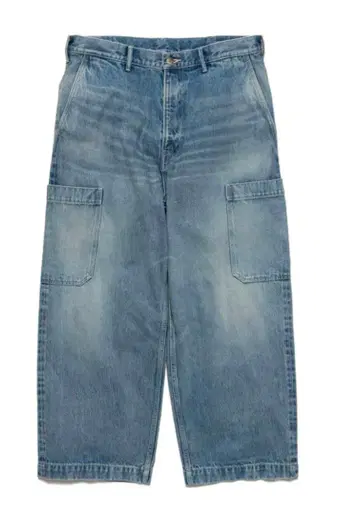 Graphpaper 셀비지 데님 카고 팬츠