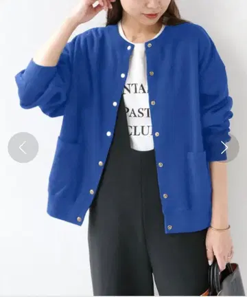 JOURNALSTANDARD 코튼 플라이스 컴팩트 가디건