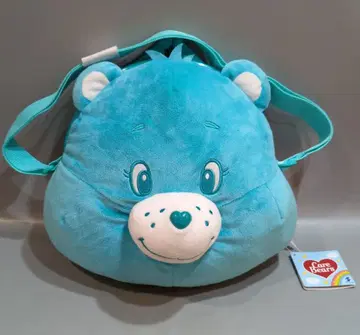 SK재팬 케어베어 페이스BIG 복주머니 Wish Bear 스카이블루)