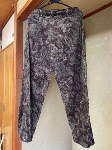 journalstandard 프린트 오버 팬츠 페이즐리 무늬