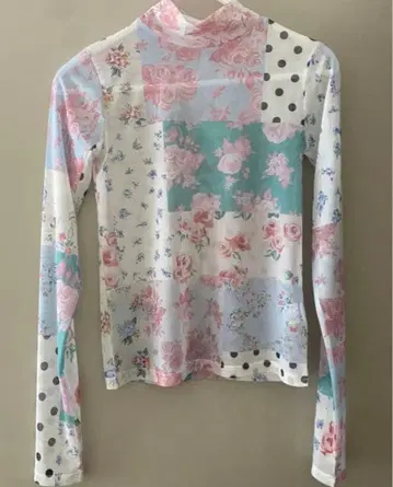 POPPY 시스루 패치워크 상의 새상품급