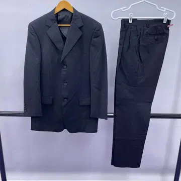 4464 남성용 비즈니스 정장 블랙 계열 자켓 슬랙스