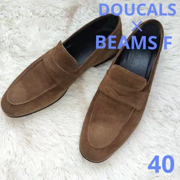 [ 새상품급 ] 듀칼스 BEAMS F 별주 스웨이드 로퍼 40