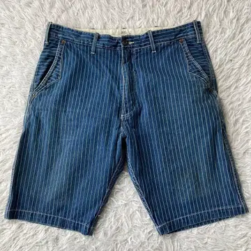 schott 히코리 하프 팬츠 숏팬츠 샷 파랑 구제 의류 339