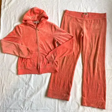 Juicy Couture peachy orange tracksuits